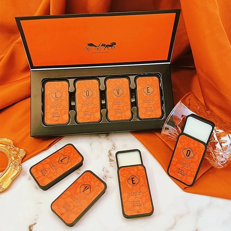 4-Piece Solid Perfume Set, Flo - Perfume Fragrance Kit 评论和价格