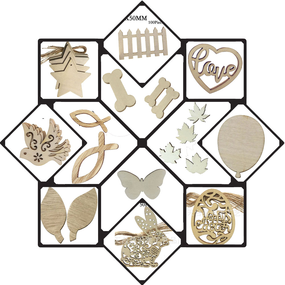 Wooden Decorations Unfinished  - Oud Wood Chip 评论和价格