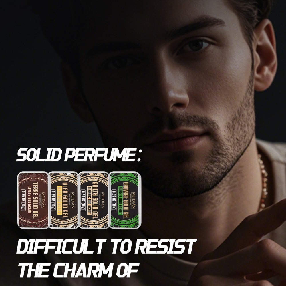 4Pcs/Set Men Solid Balm Cologn - Cologne Solid Balm 评论和价格