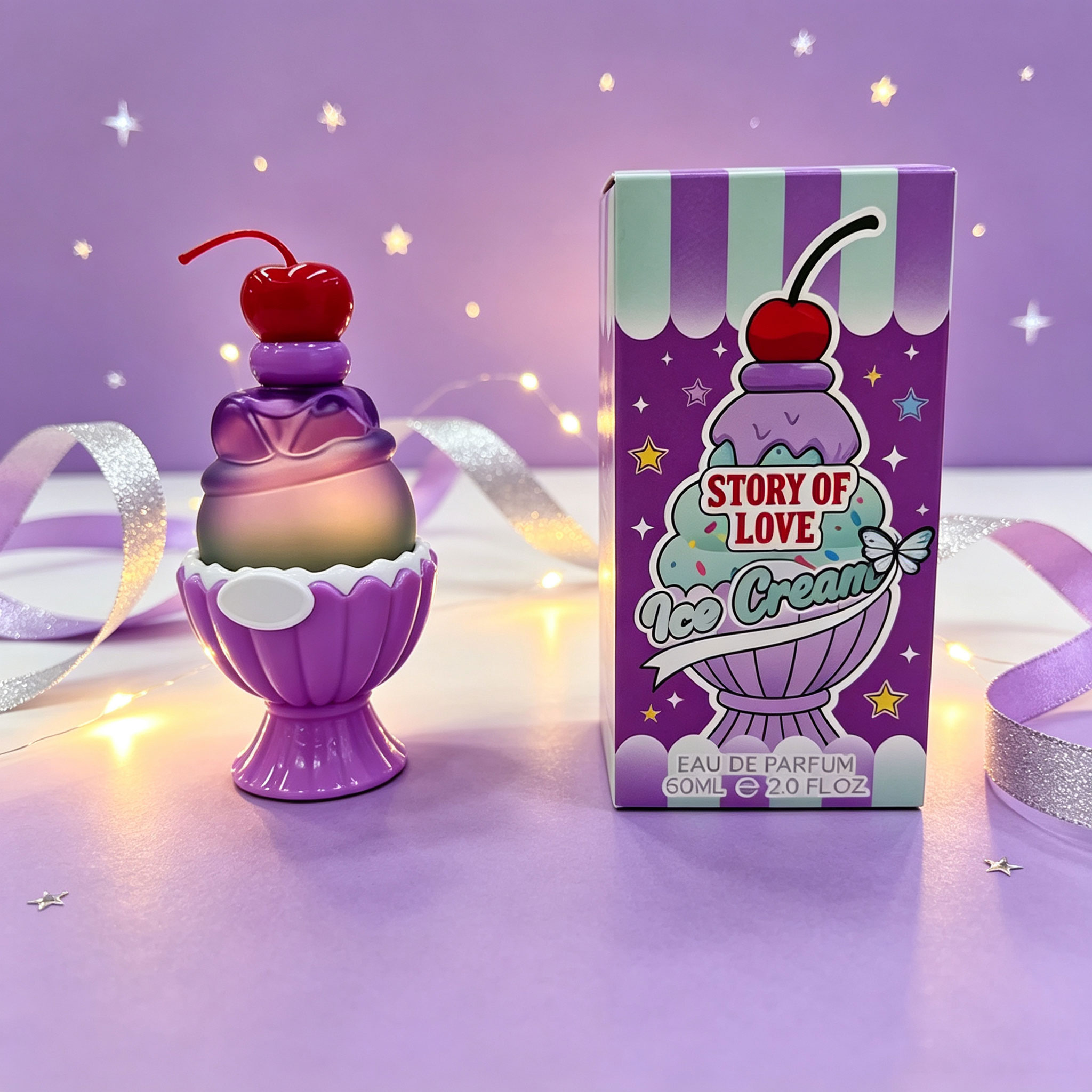 Cute Ice Cream Shaped Eau De P - Perfume Fragrance For Girls 评论和价格