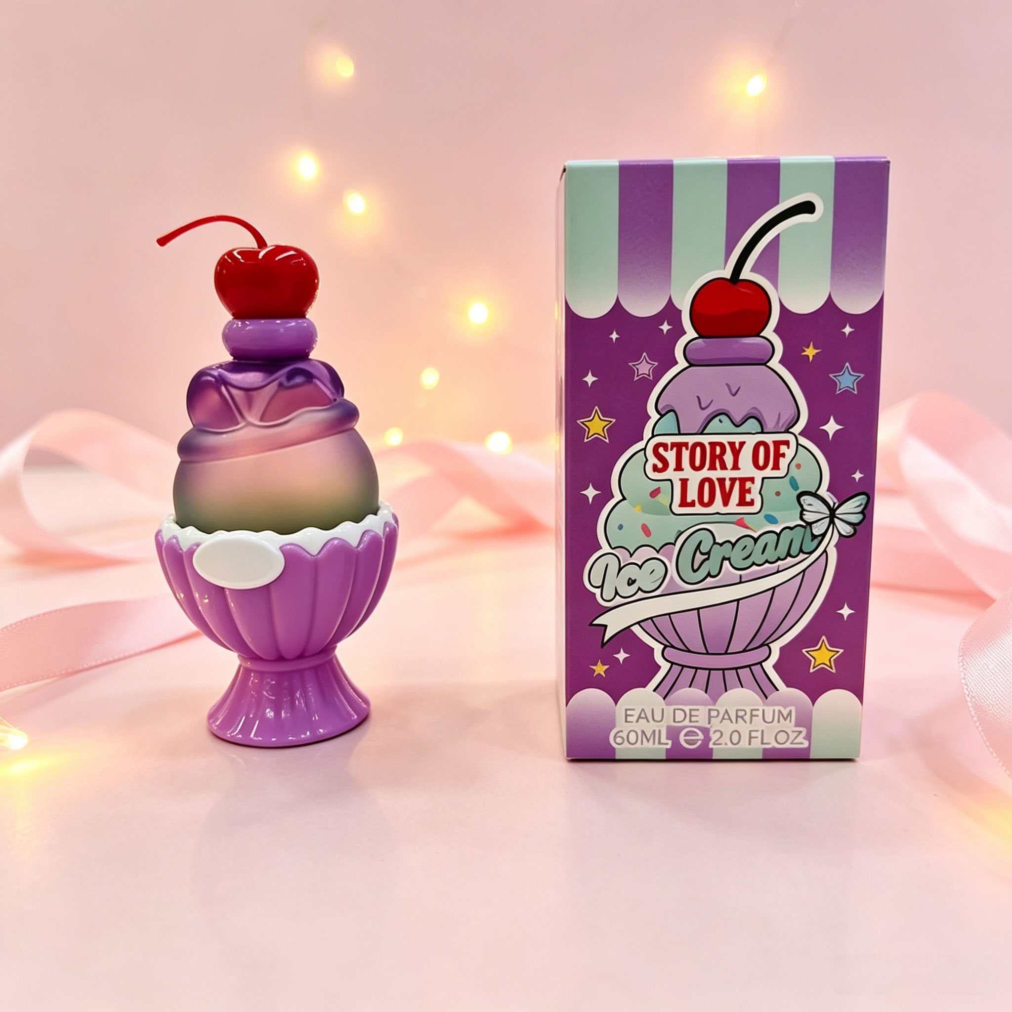Cute Ice Cream Shaped Eau De P - Perfume Fragrance For Girls 评论和价格