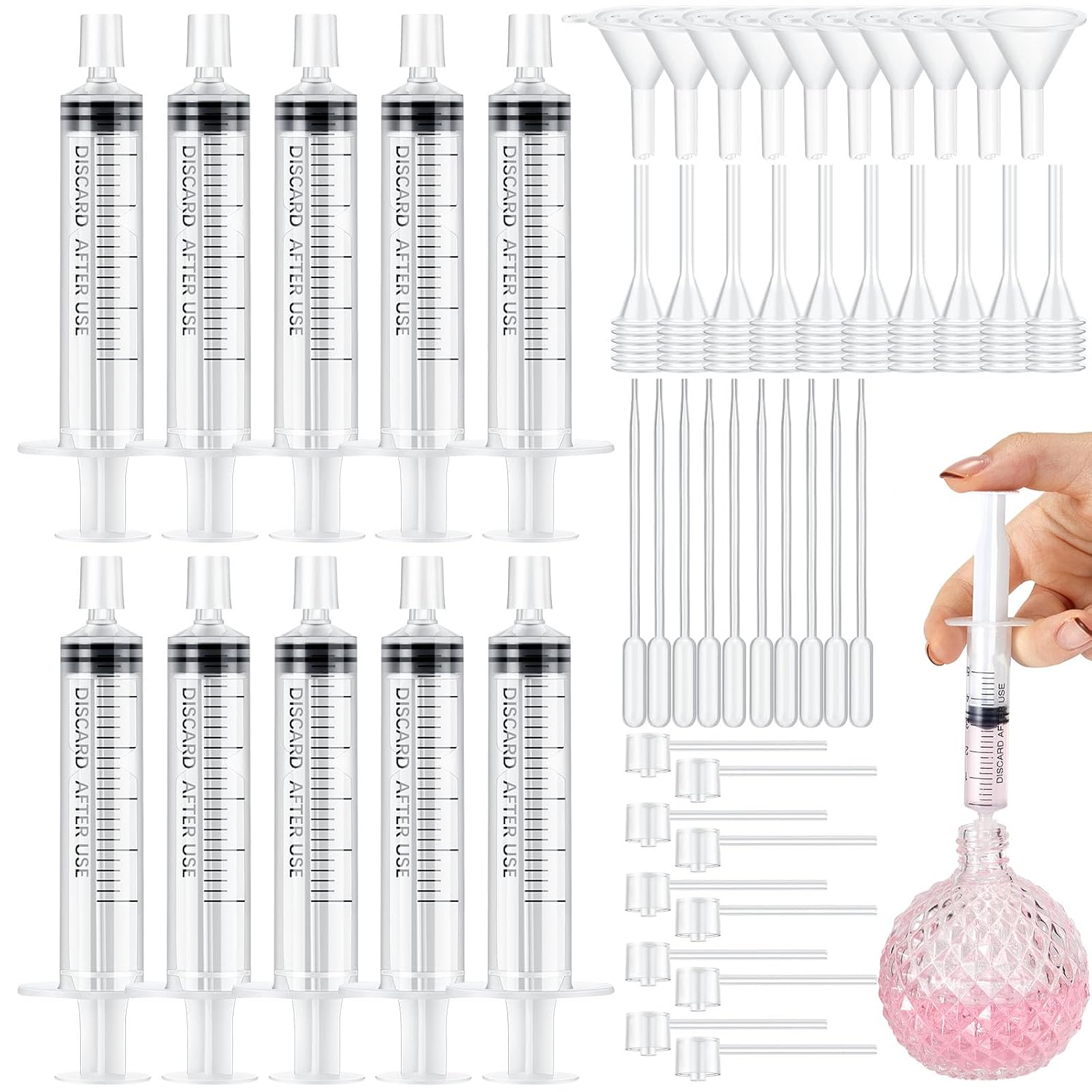 25/50PCS  perfume refill pump  - Perfume Fragrance Dispenser 评论和价格