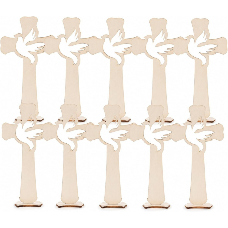 Wooden Peace Dove Cross Slices - Oud Wood Chip 评论和价格
