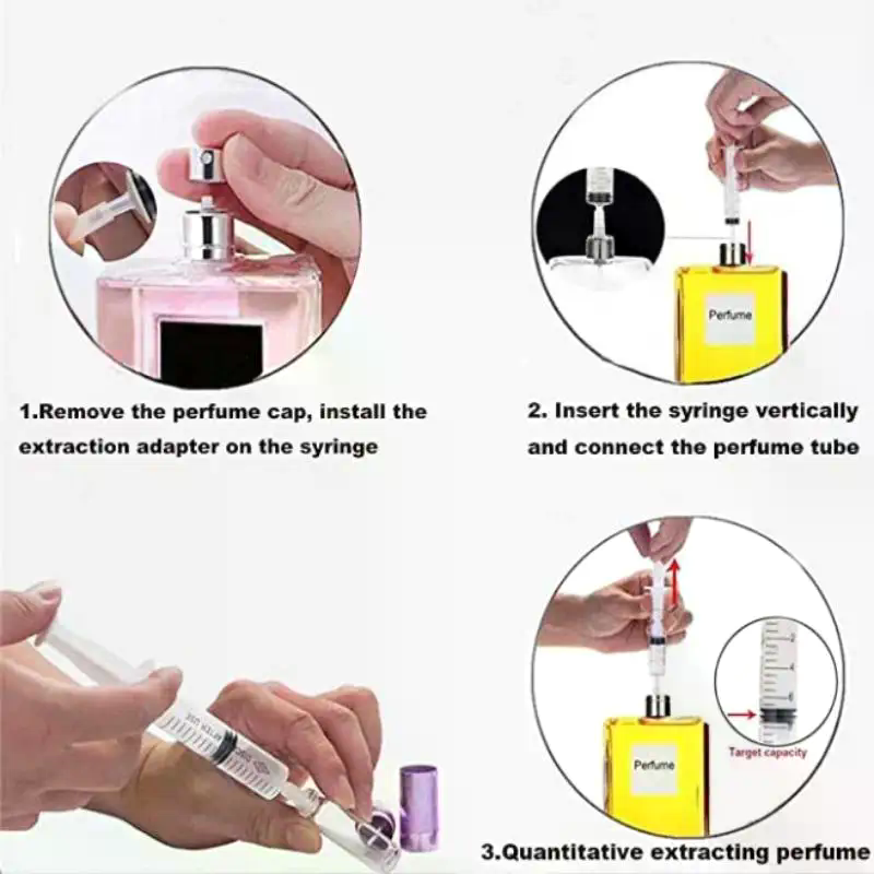 1/3Pcs Syringe Plastic Perfume - Perfume Fragrance Dispenser 评论和价格