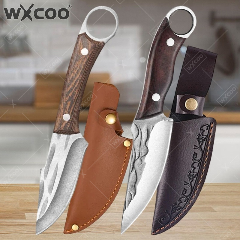 WXCOO Meat Cleaver Handmade Fo - Oud Wood Chip 评论和价格
