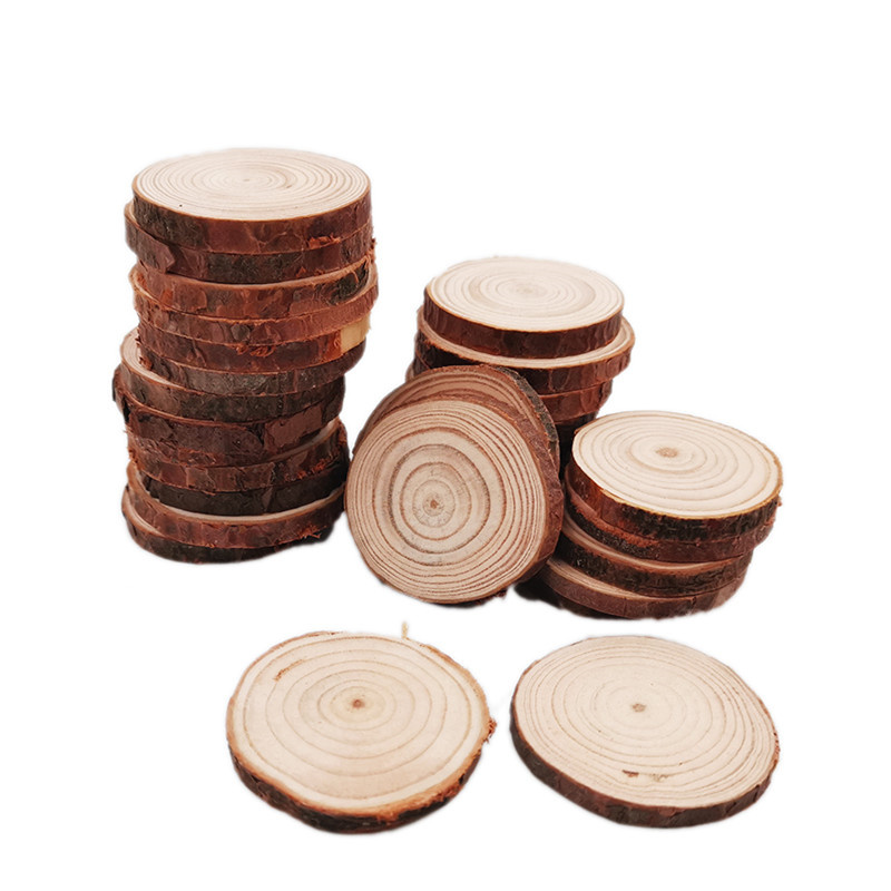 Unfinished Wood Slices Discs C - Oud Wood Chip 评论和价格