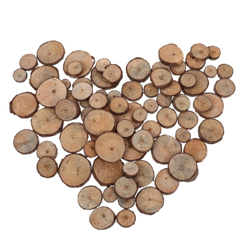 Unfinished Wood Slices Discs C - Oud Wood Chip 评论和价格