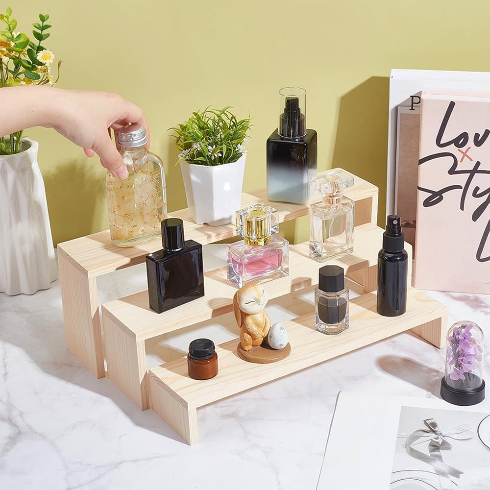 Wooden Display Stand Figure St - Perfume Villa Fragrance 评论和价格