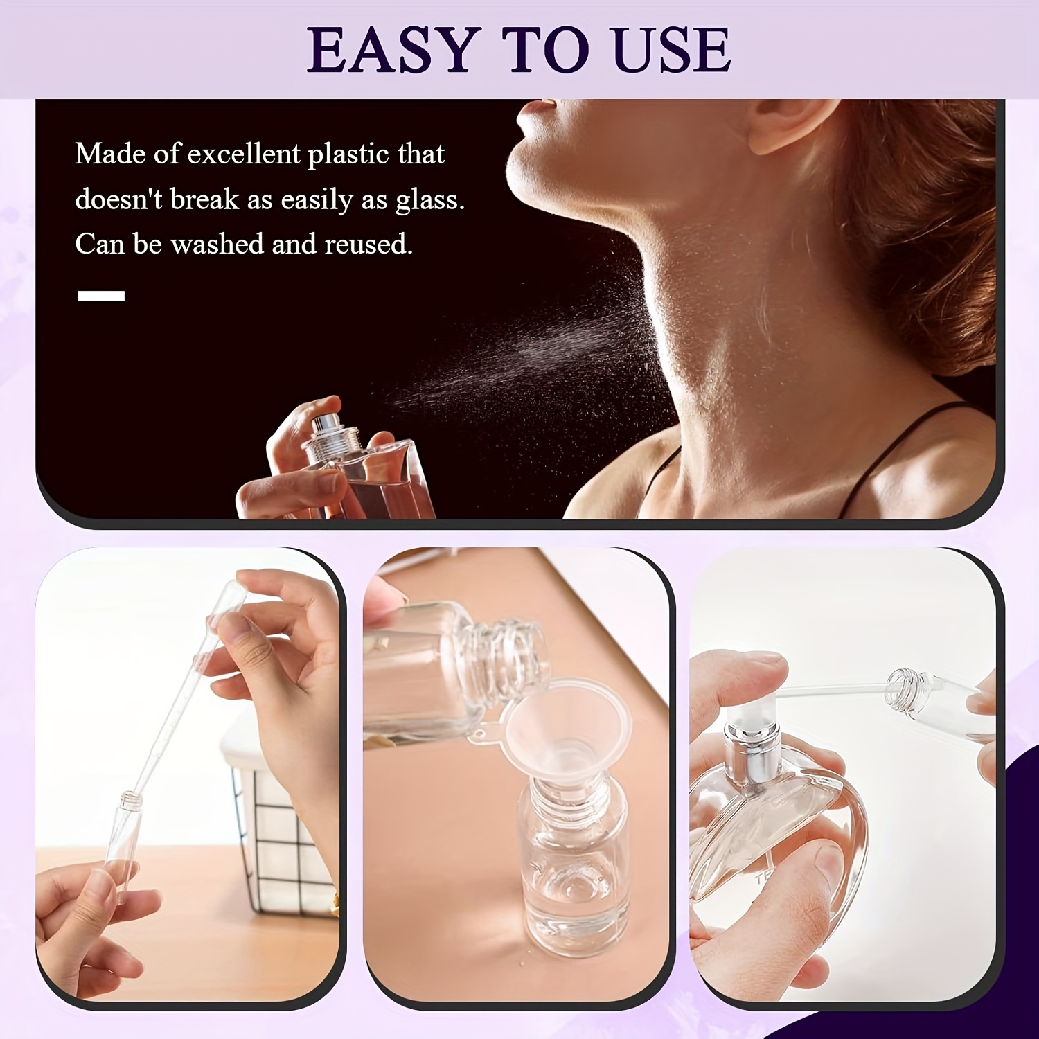 40-piece perfume refill set: f - Perfume Fragrance Dispenser 评论和价格