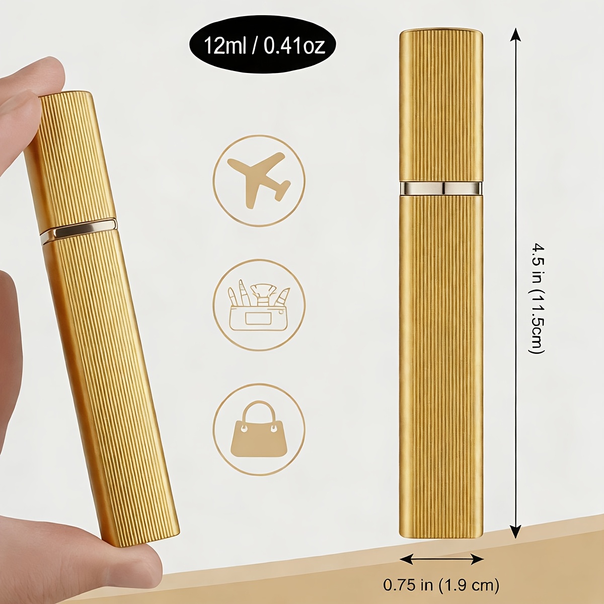 2-Piece Set, 12ml Refillable P - Perfume Fragrance Dispenser 评论和价格